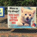 Red-Ribbon-Week-Banner-On-Fence