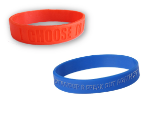 Red Ribbon Week Silicone Wristbands